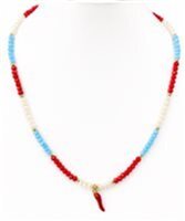 Collana Sicylui Donna in Argento 1457CO1-ROSSO